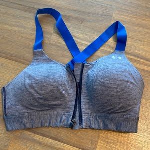 Sports bra blue and gray